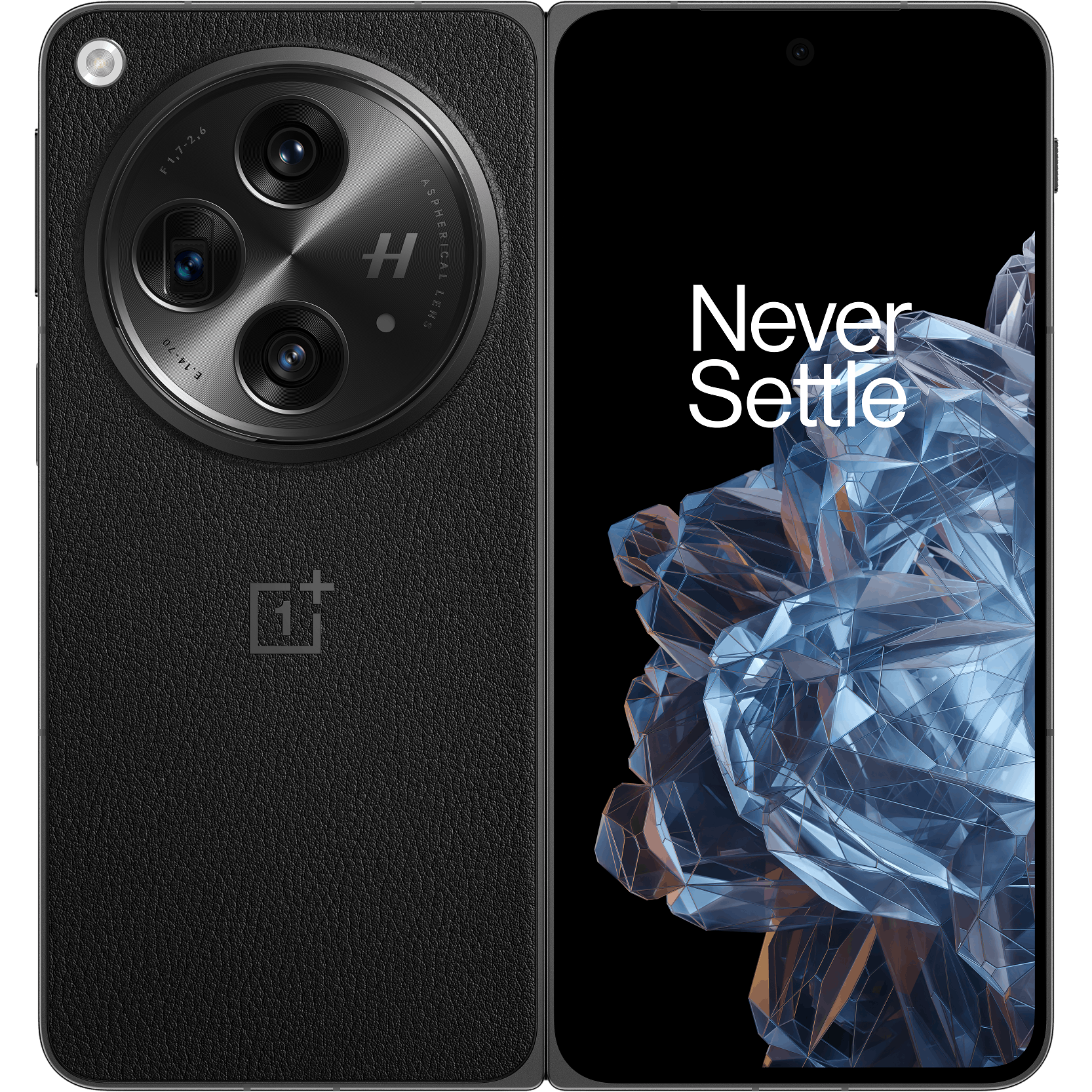 OnePlus Open Voyager Black - Voorkant & achterkant