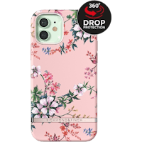 Richmond & Finch iPhone 12 (Pro) Roze Bloemen Hoesje