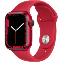 Apple Watch Series 7 Cellular 45mm Red - Voorkant
