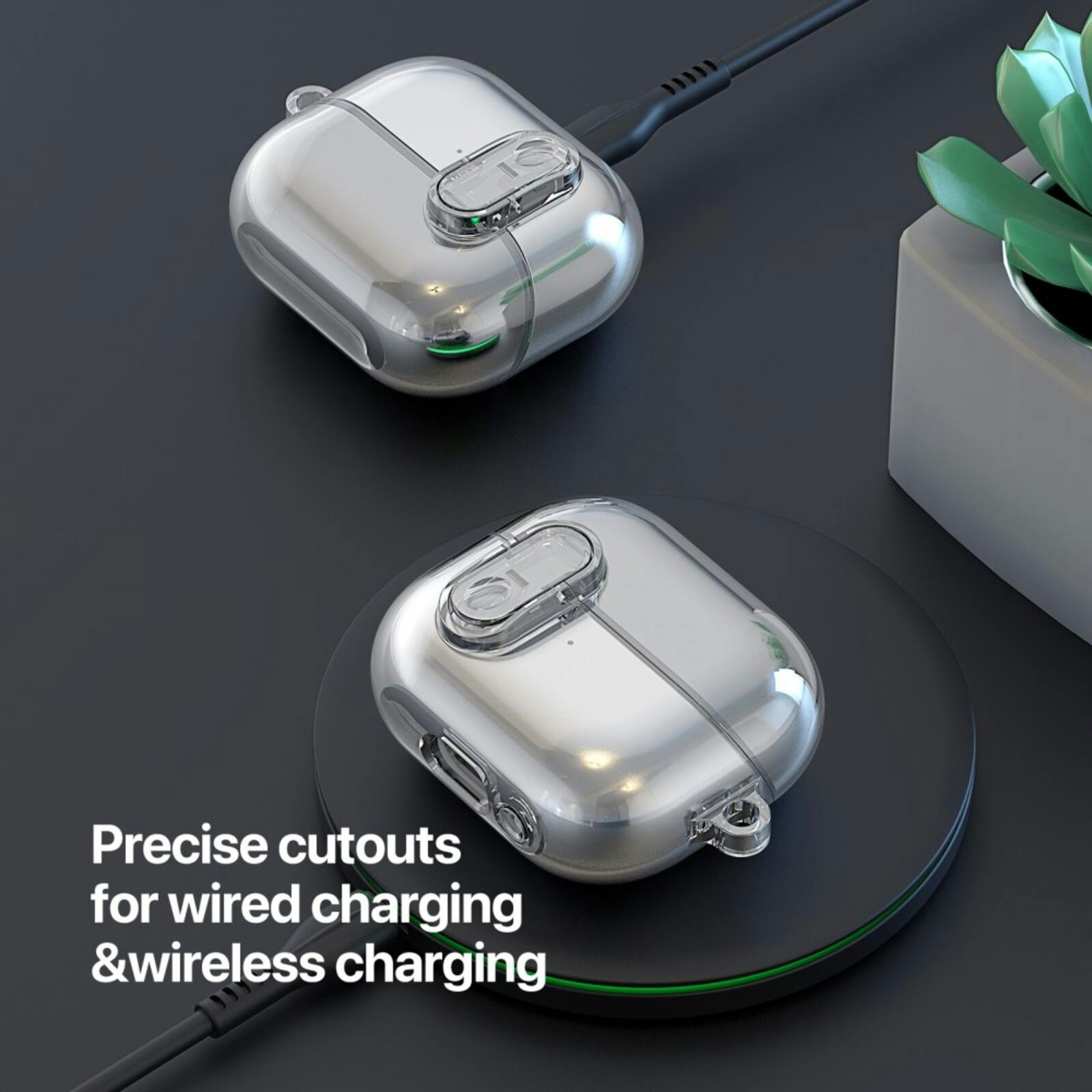 DUX DUCIS Samsung Galaxy Buds3 (Pro) SECH Series Hoesje met Haak Transparant