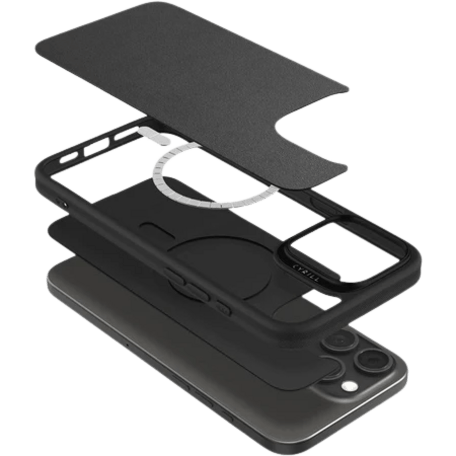 Spigen iPhone 16 Pro Max Kajuk MagFit Hoesje Zwart