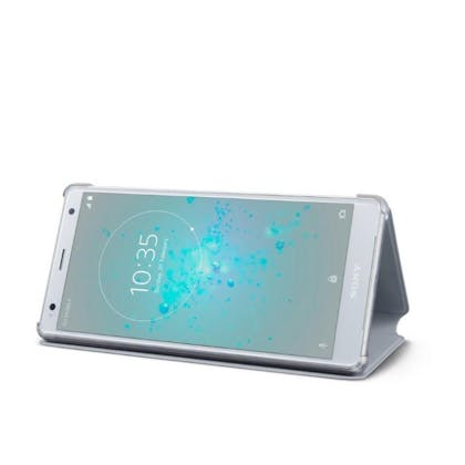 Sony Xperia XZ2 Style Cover Stand Silver