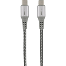 Musthavz USB-C naar USB-C Nylon Kabel 1m Gray