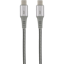 Musthavz USB-C naar USB-C Nylon Kabel 1m Gray