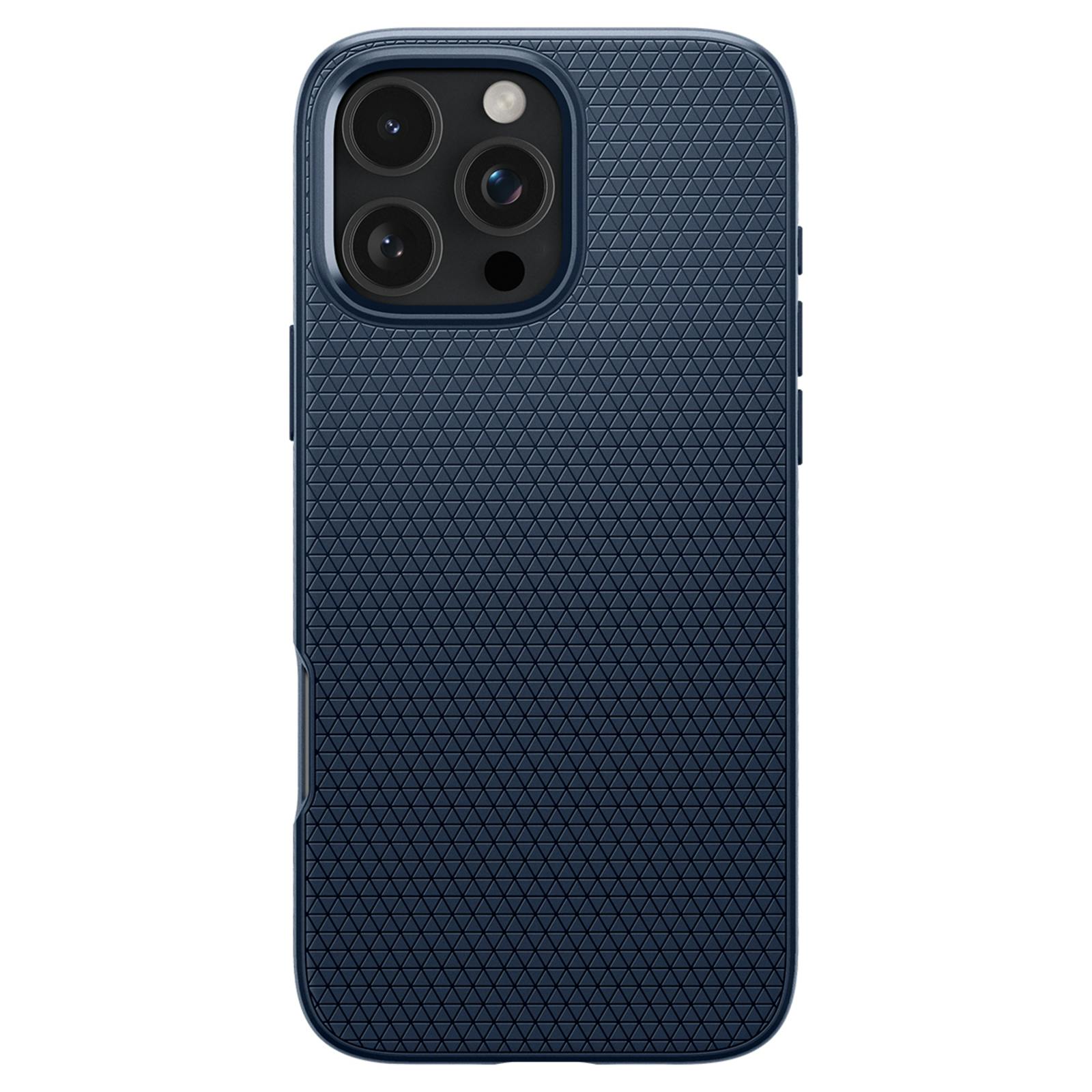 Spigen iPhone 16 Pro Max Liquid Air Hoesje Navy Blue