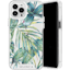 Selencia iPhone 13 Pro Trendy Hoesje Jungle Bladeren - Voorkant