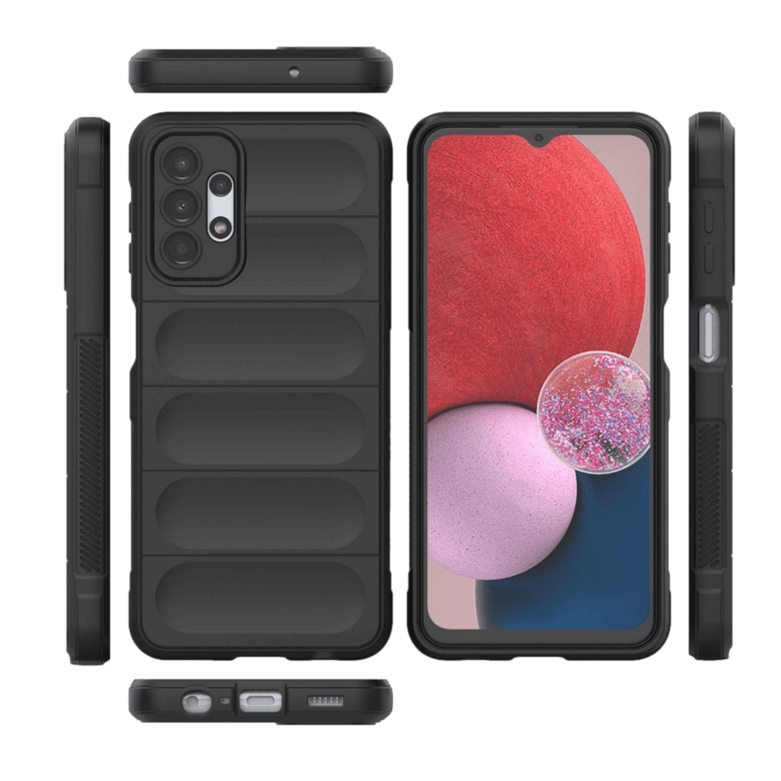 Comfycase Samsung Galaxy A13 Cushion Case Zwart