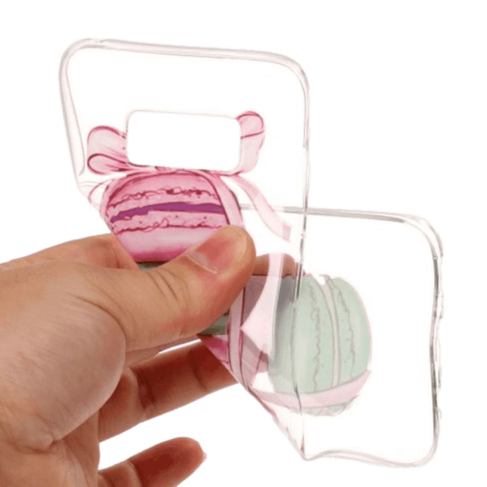 Mocaa Samsung Galaxy S8 Hoesje Macarons Meerkleurig