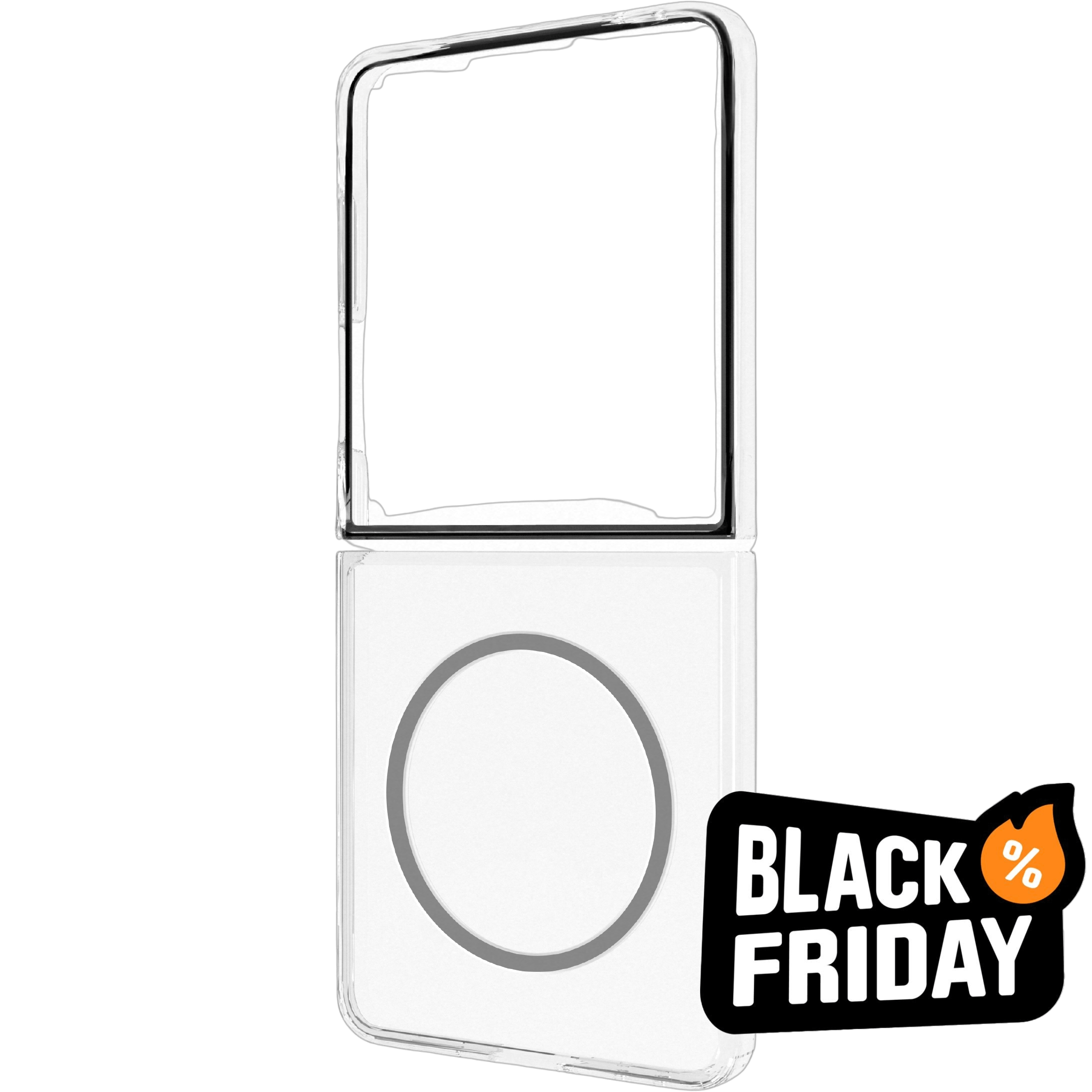 Samsung Galaxy Z Flip7 Clear Magnet Case Transparant