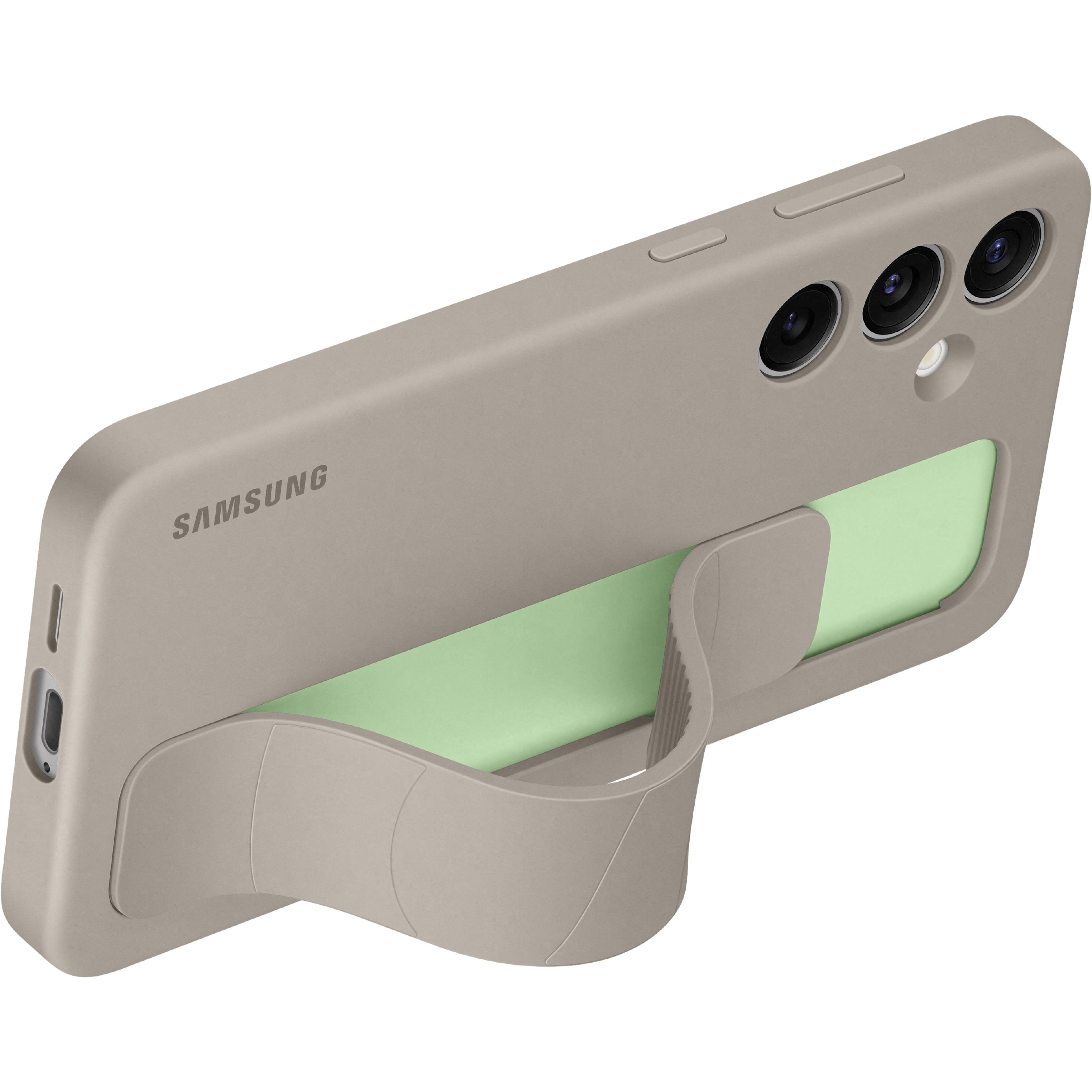 Samsung Galaxy S24 Plus Standing Grip Hoesje Grijs