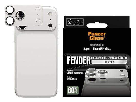 PanzerGlass iPhone 17 Pro Max Fender Camera Protector Zilver