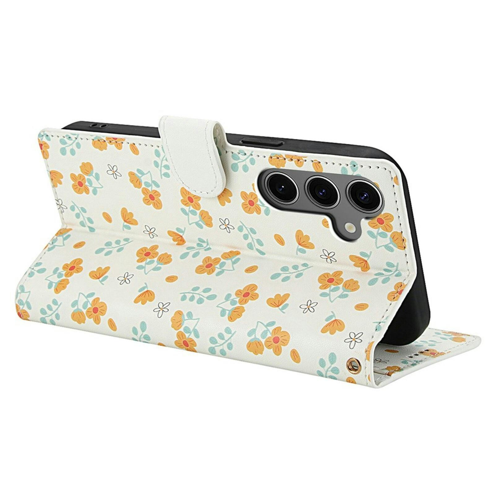 Comfycase Samsung Galaxy S26 Floral Bookcase Hoesje Bloemen