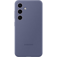 Samsung Galaxy S24 Siliconen Hoesje Paars - Voorkant