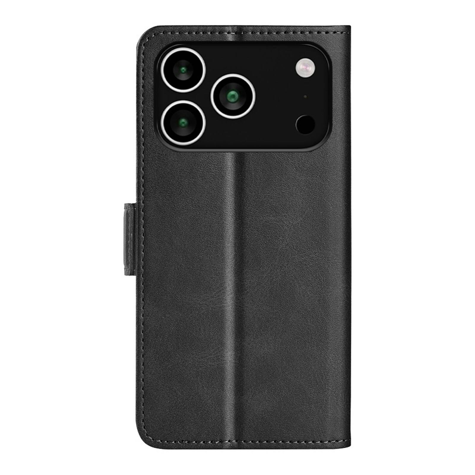 Comfycase Apple iPhone 17 Pro Max Bookcase Hoesje Zwart
