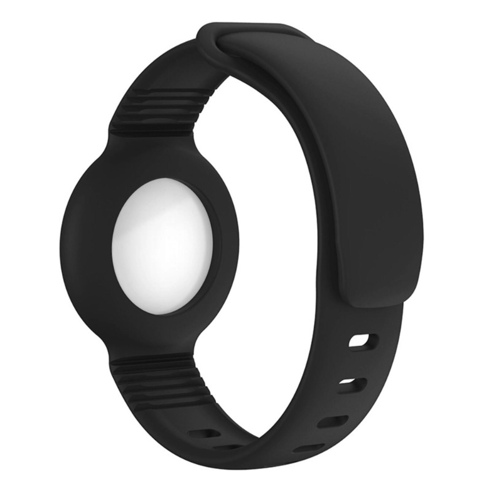 Mocaa AirTag Siliconen Armband Zwart