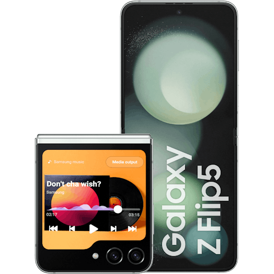 Samsung Galaxy Z Flip5 5G Mint - Voorkant & achterkant