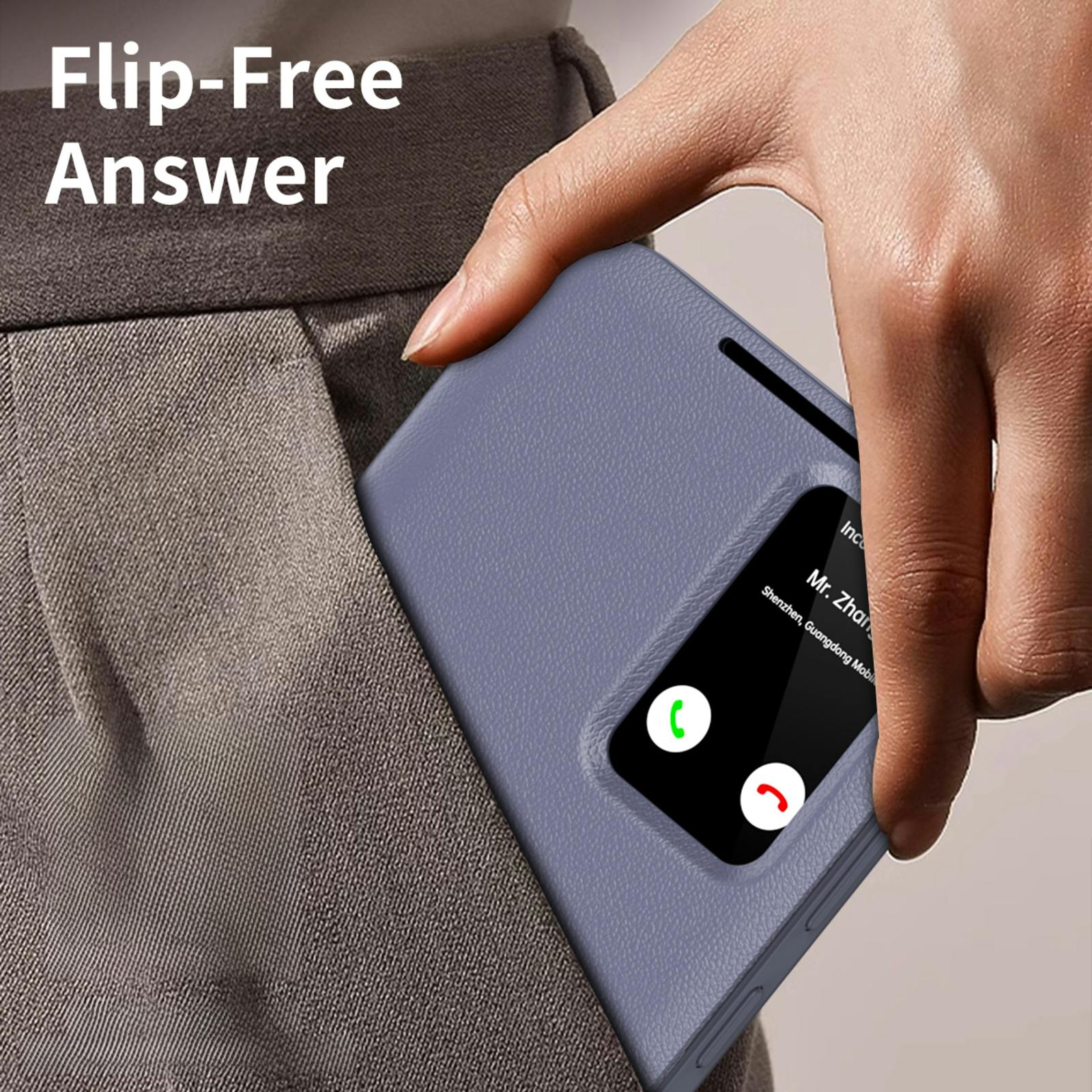 CaseBody Samsung Galaxy S25 Plus Smart Cover Paars