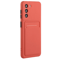 CaseBody Samsung Galaxy A34 Telefoonhoesje met Kaarthouder Rood