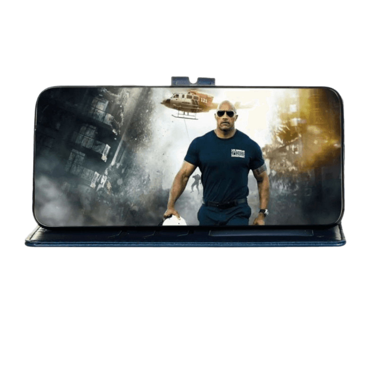 Comfycase Samsung Galaxy A41 Happy Kitten Bookcase Hoesje Blauw