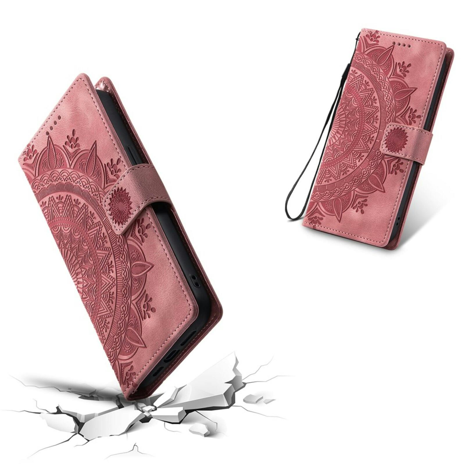 Comfycase Samsung Galaxy S26 Mandala Bookcase Roze