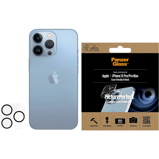PanzerGlass iPhone 13 Pro Bundel Screenprotector + Glazen Camera Screenprotector