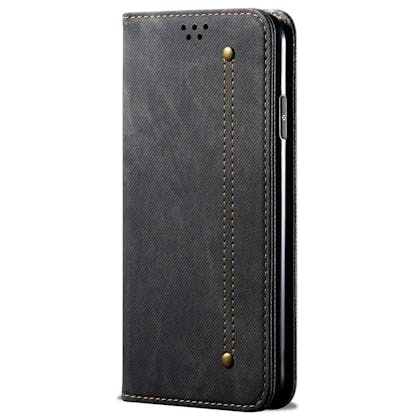 CaseBody Xiaomi Redmi Note 13 Pro 5G Denim Bookcase Zwart