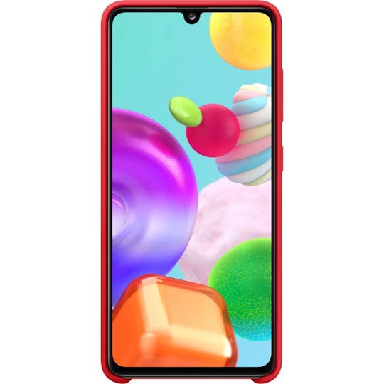 Samsung Galaxy A41 Silicone Cover Red