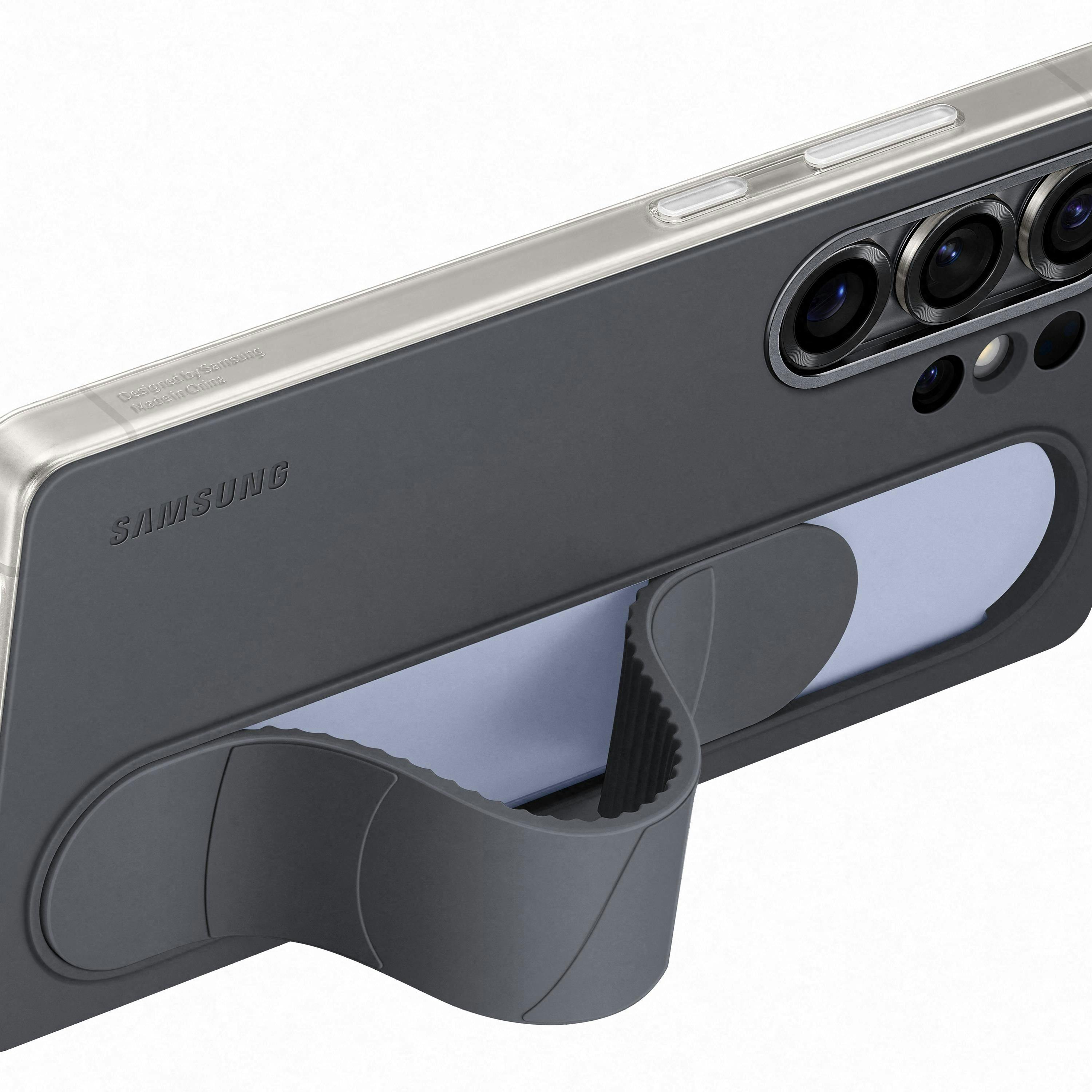 Samsung Galaxy S25 Ultra Standing Grip Hoesje Zwart