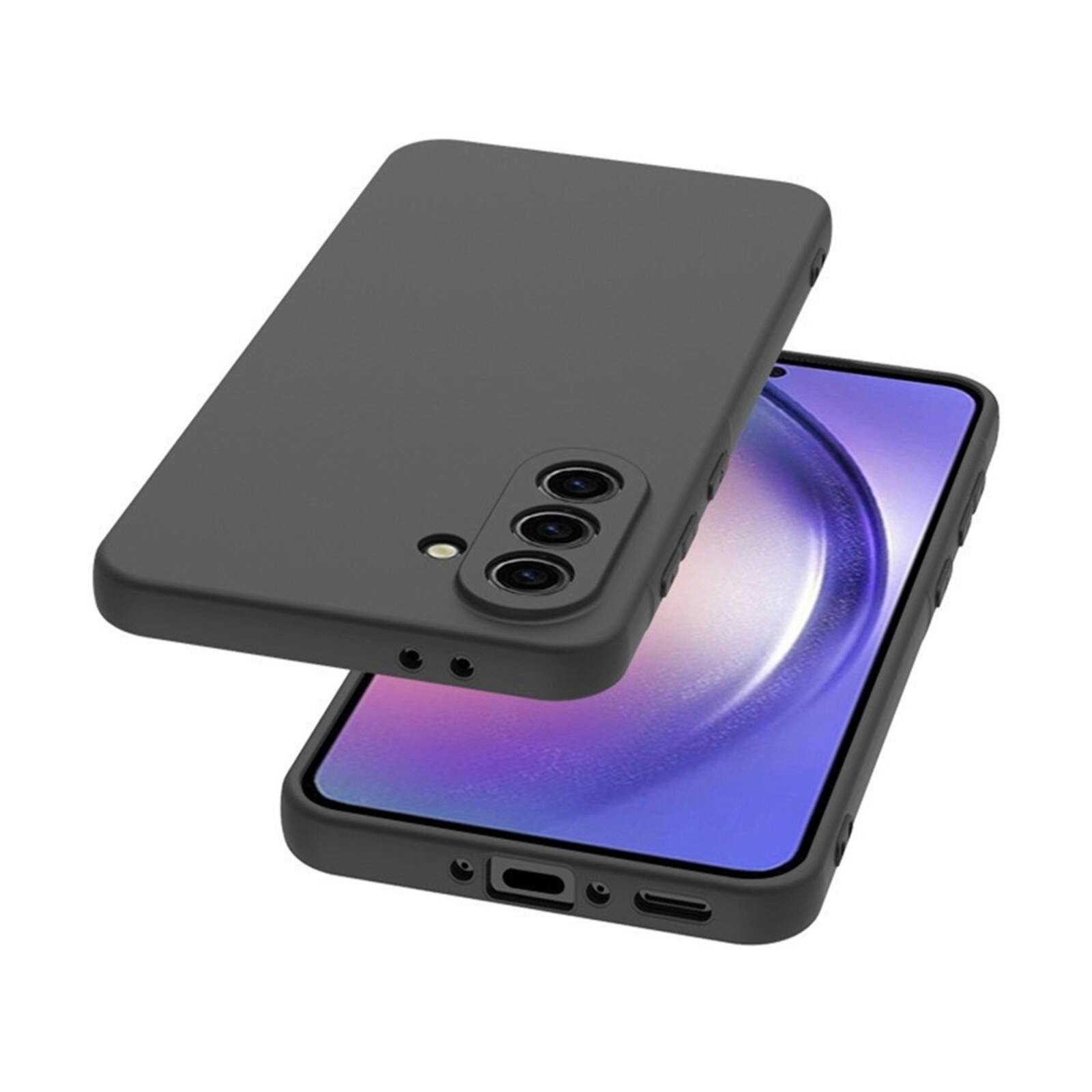 CaseBody Samsung Galaxy A17 (5G) Slim-Fit Backcover Zwart