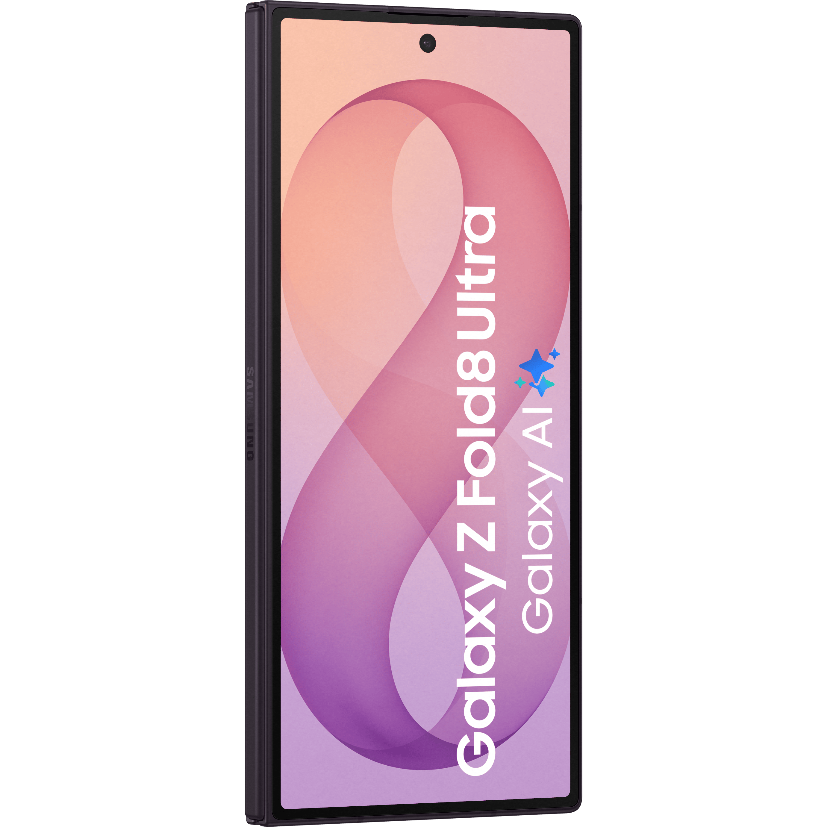 Samsung Galaxy Z Fold8 Ultra 5G Techno Violet - Aanzicht vanaf links