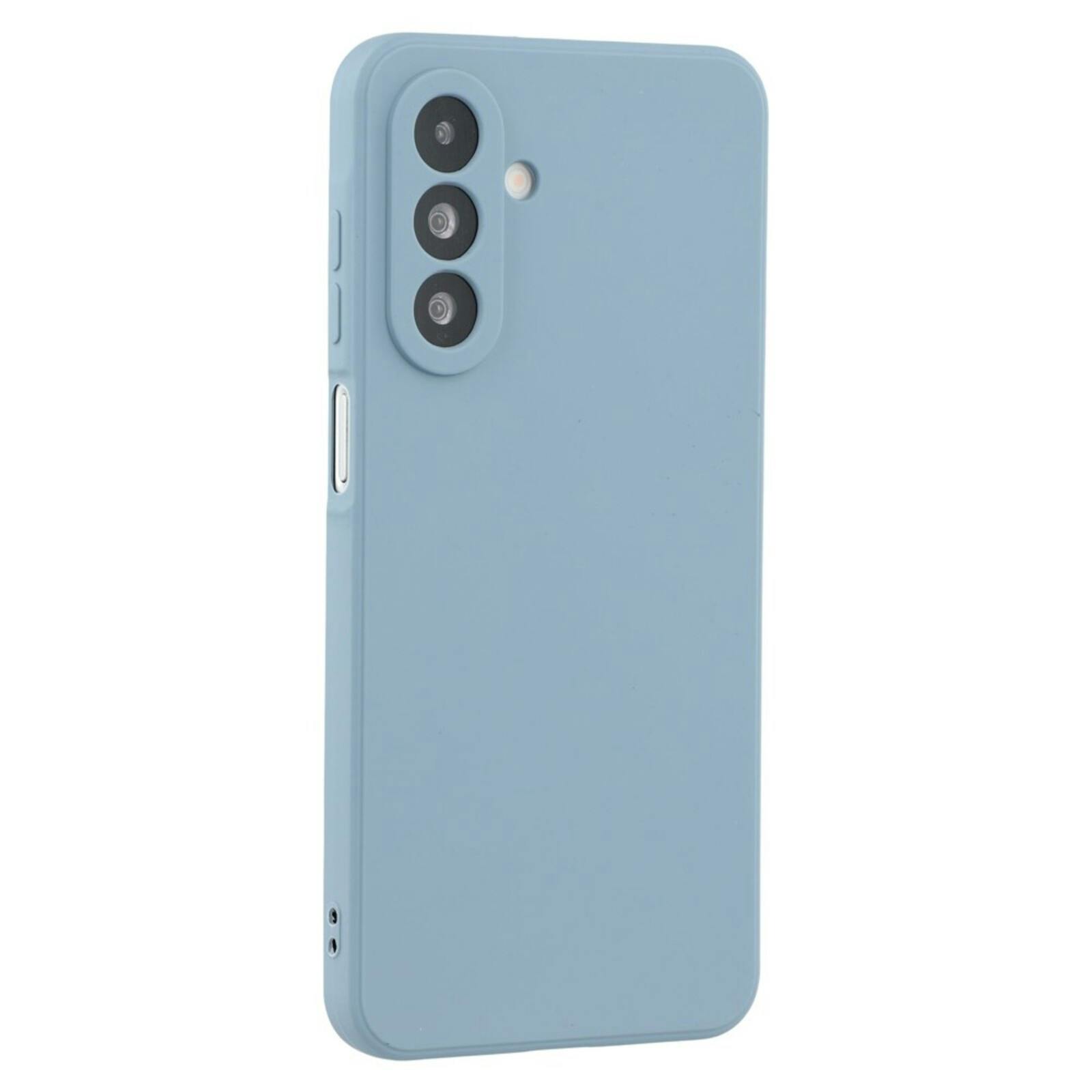 Mocaa Samsung Galaxy A27 Lens Protection Hoesje Blauwgrijs