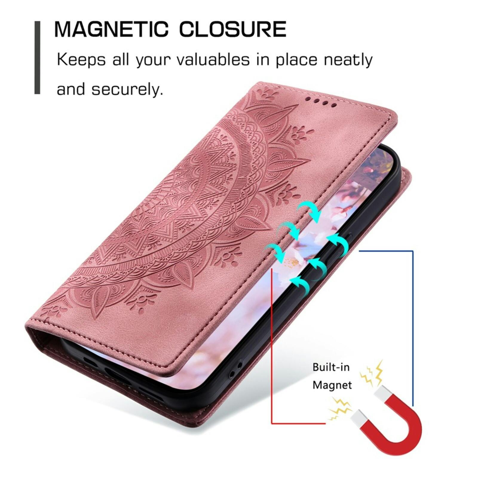 Comfycase Google Pixel 10a Mandala Wallet Roze