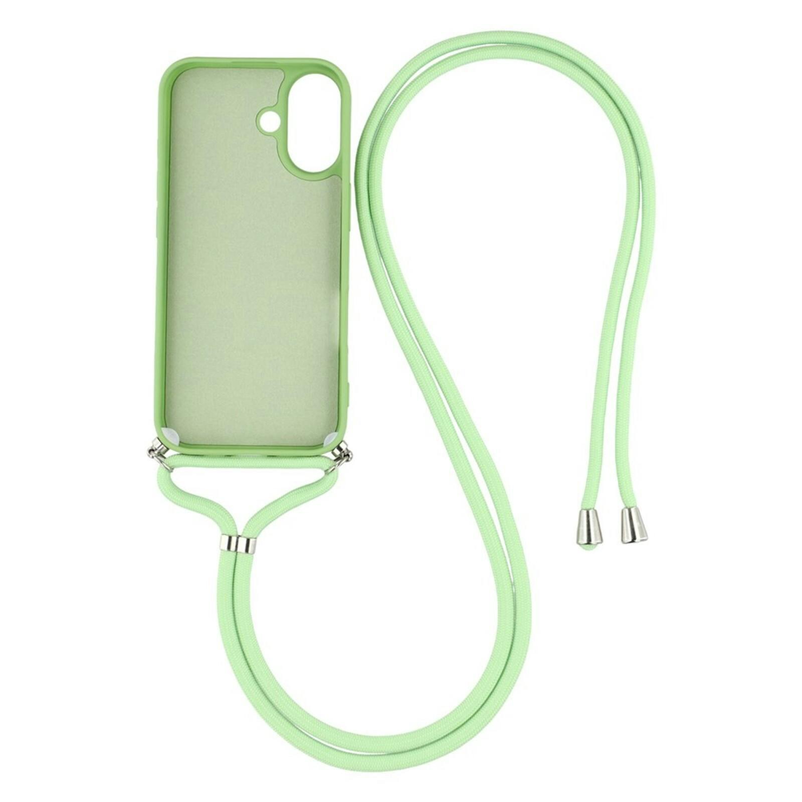 Mocaa Apple iPhone 17 Hoesje met Koord Matcha