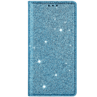 Comfycase iPhone 12 (Pro) Flash Powder Slim-Fit Flipcover Blauw