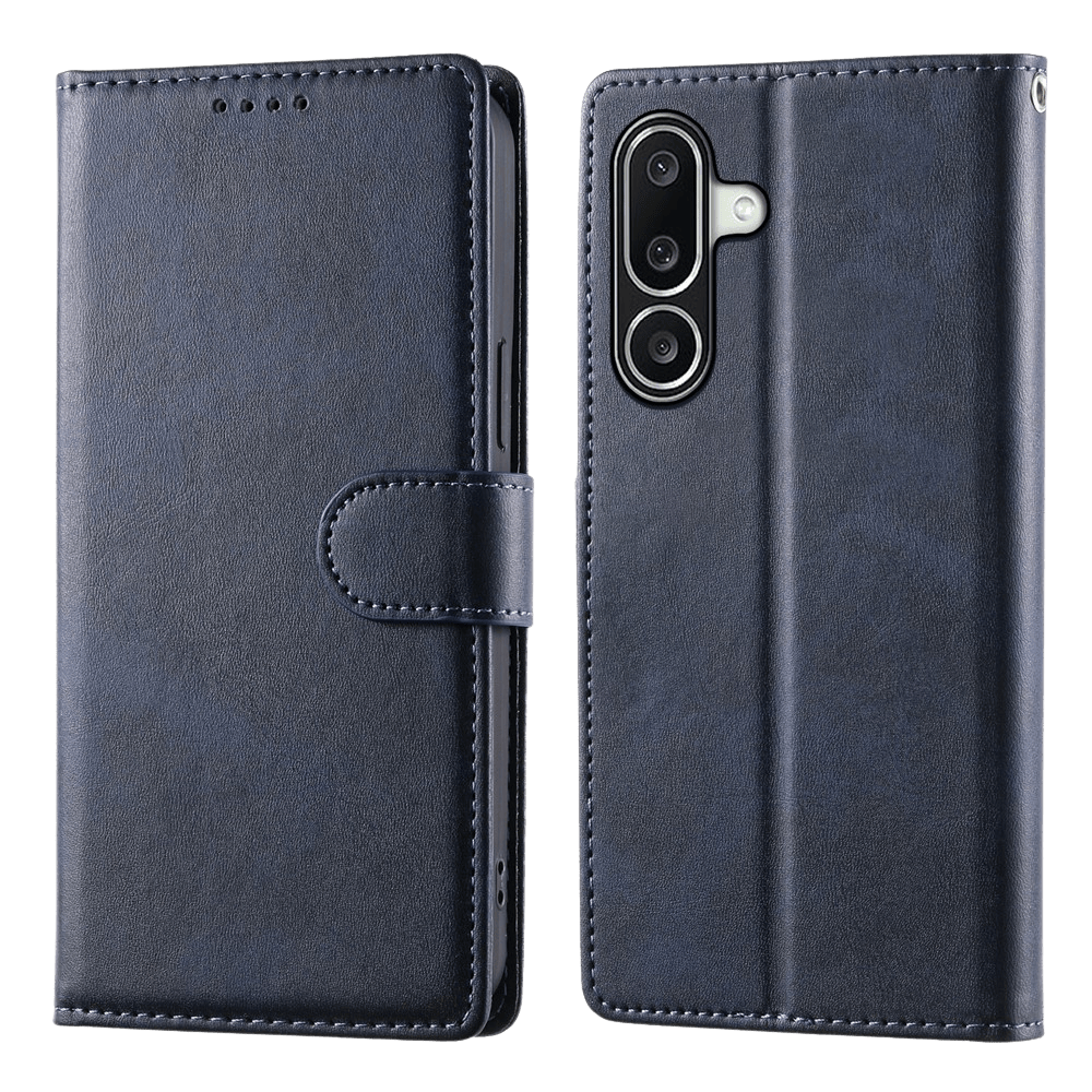 Mocaa Samsung Galaxy A27 Slim-Fit Boek Hoesje Blauw