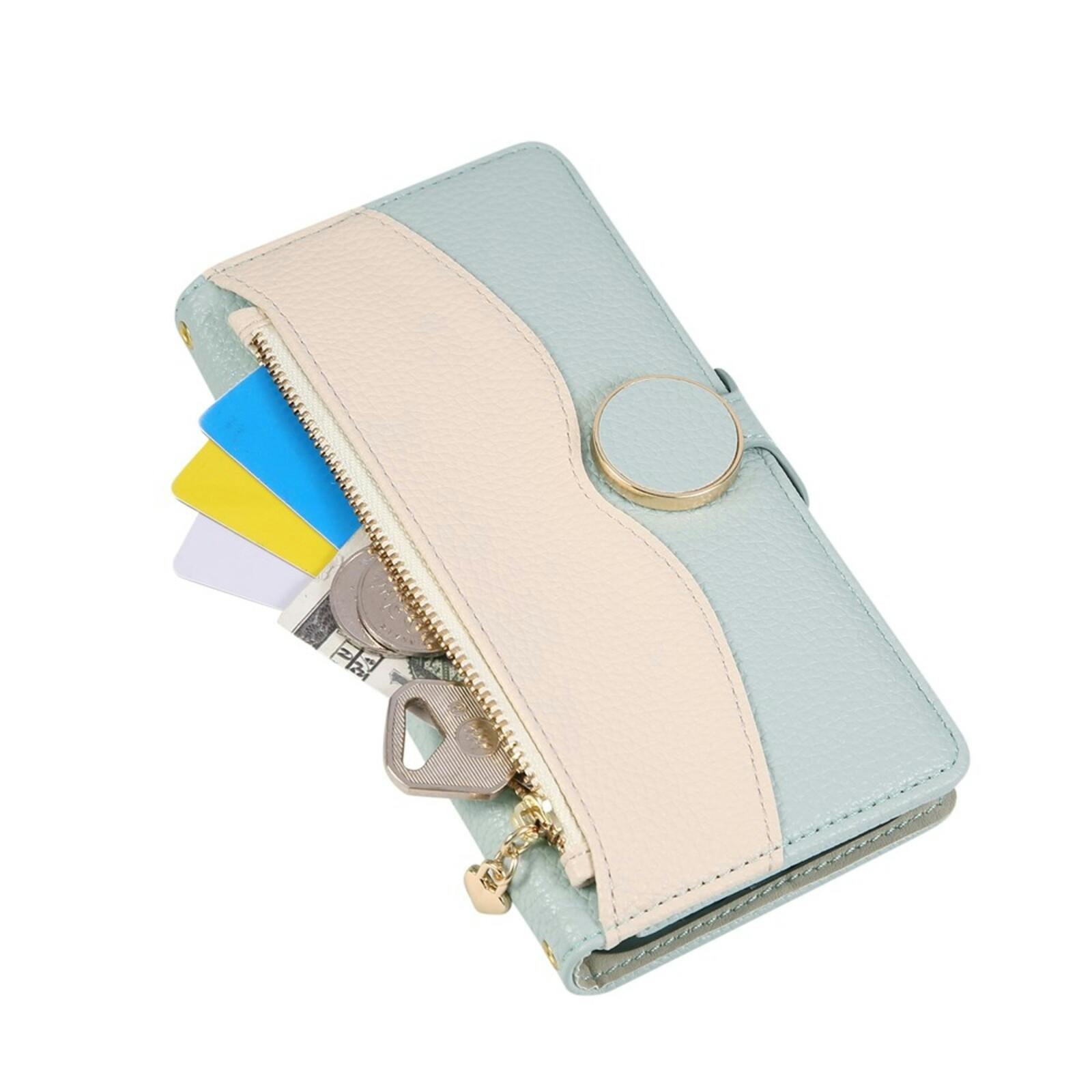 TwoTone Samsung Galaxy A57 Zipper Boek Hoesje Groen