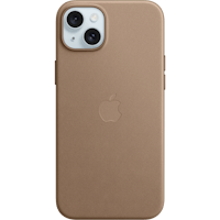 Apple iPhone 15 Plus FineWoven MagSafe Hoesje Taupe - Voorkant