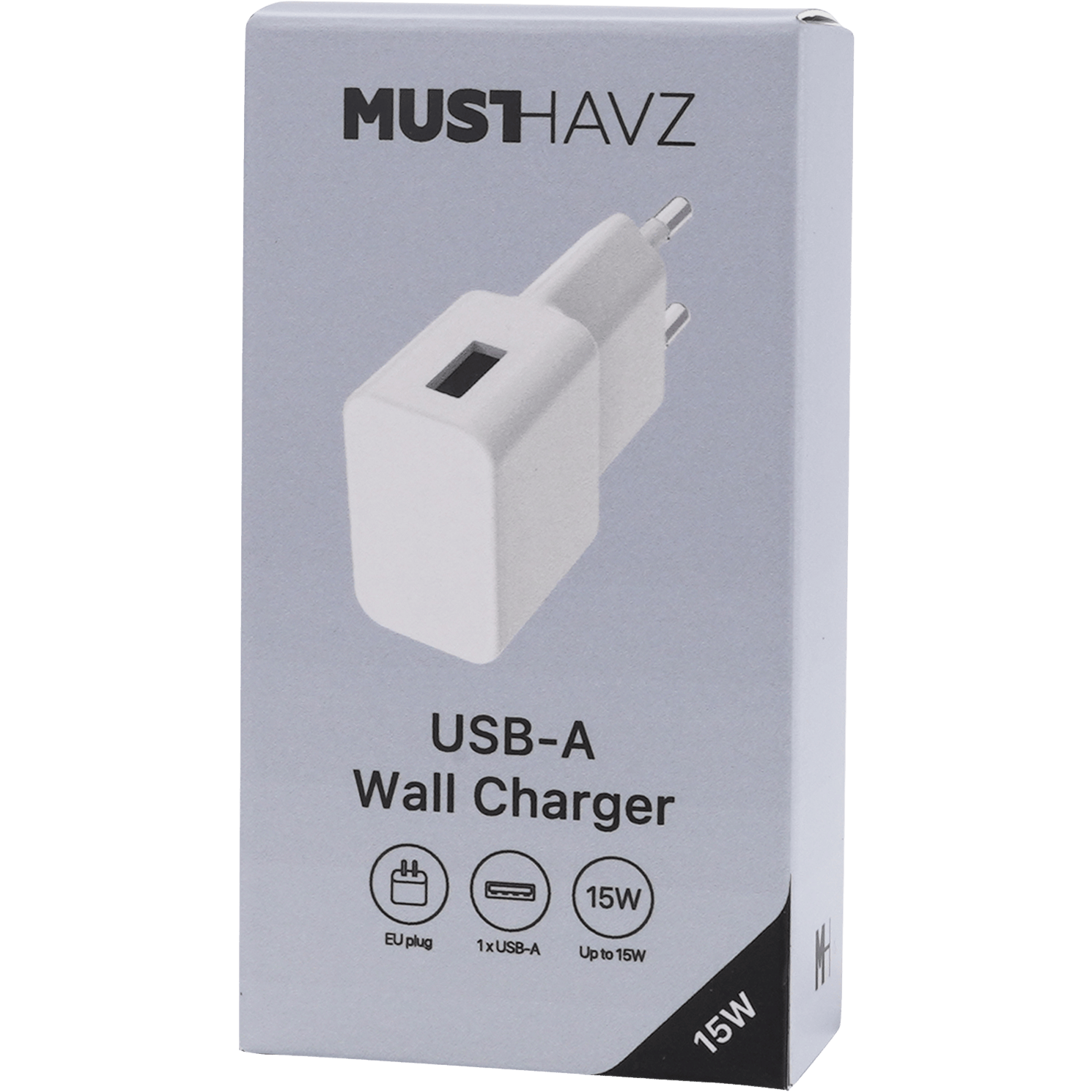 Musthavz to Go Easy USB-A Oplader 15W Wit