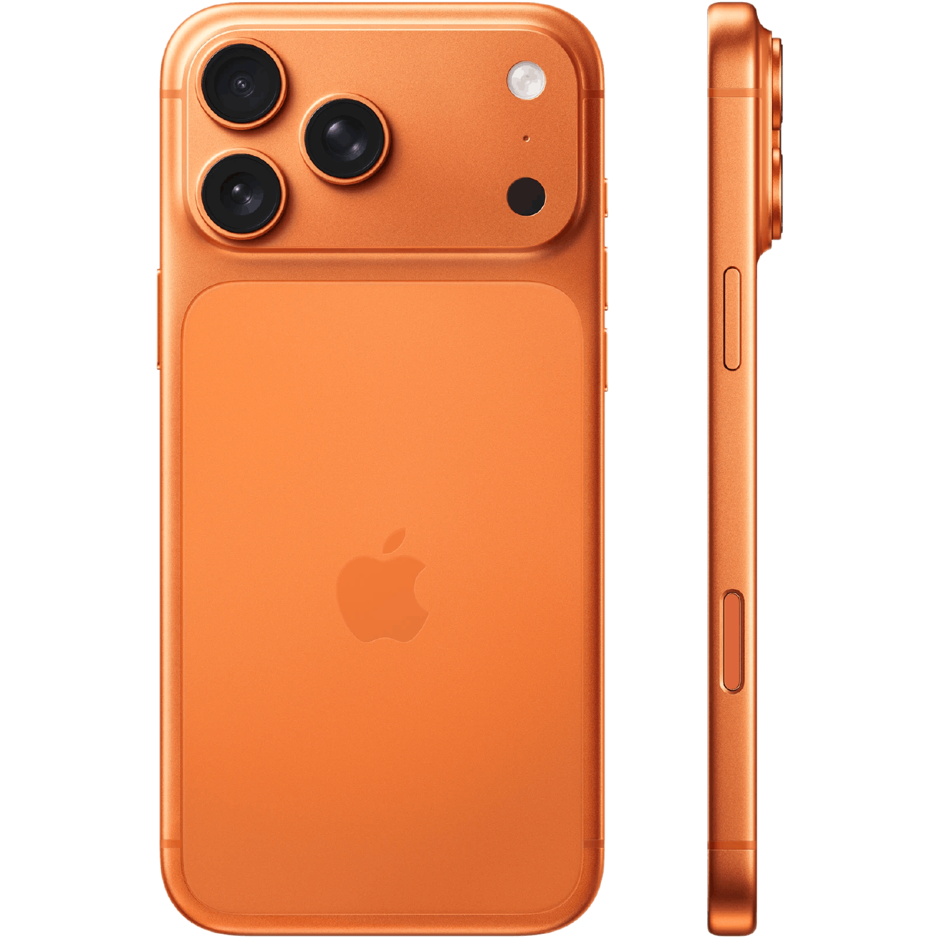 Apple iPhone 17 Pro Max Cosmic Orange - Foto in studio