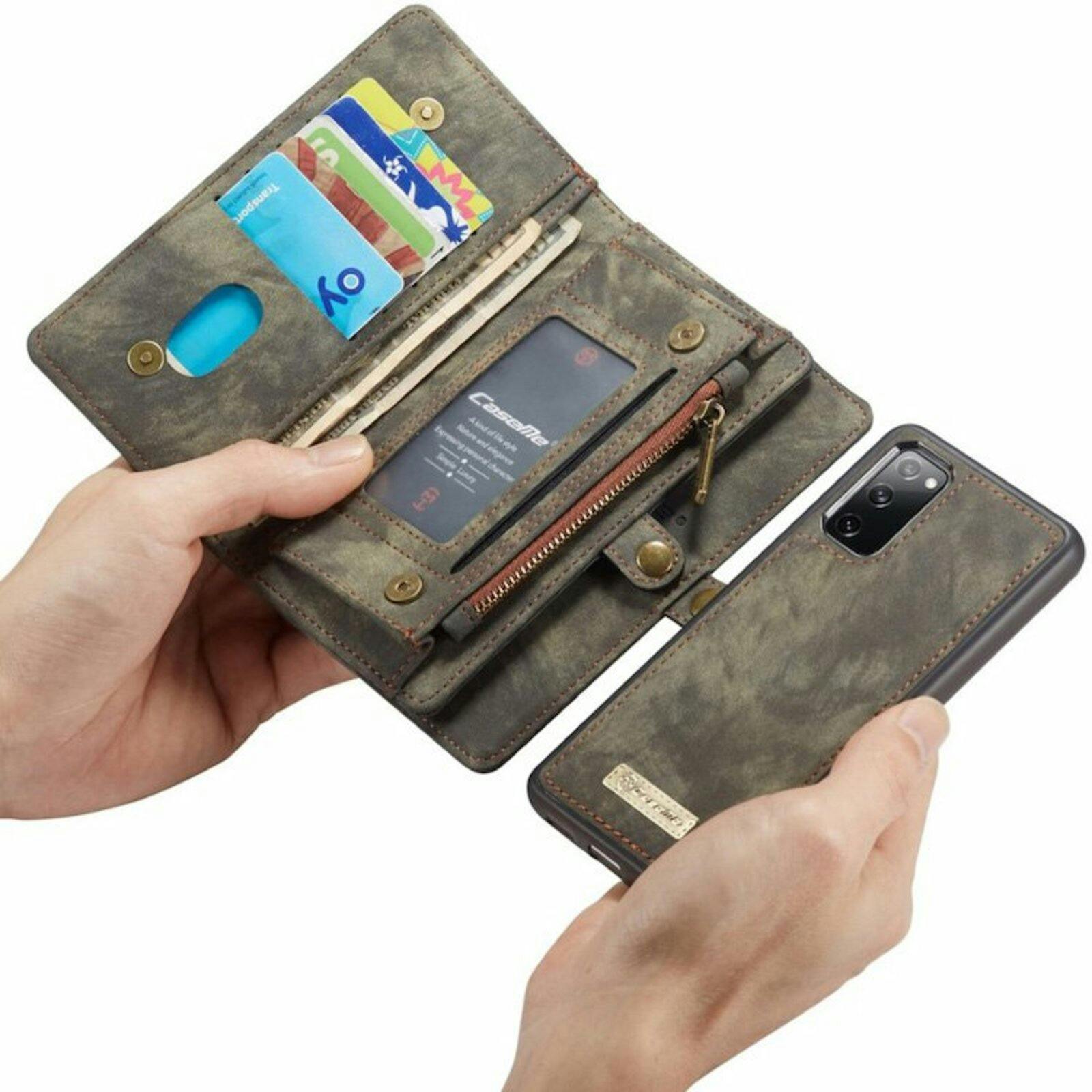 Caseme Samsung Galaxy S20 Vintage Hoesje Zwart