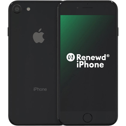Apple iPhone SE 2020 (Refurbished) Black - Voorkant & achterkant
