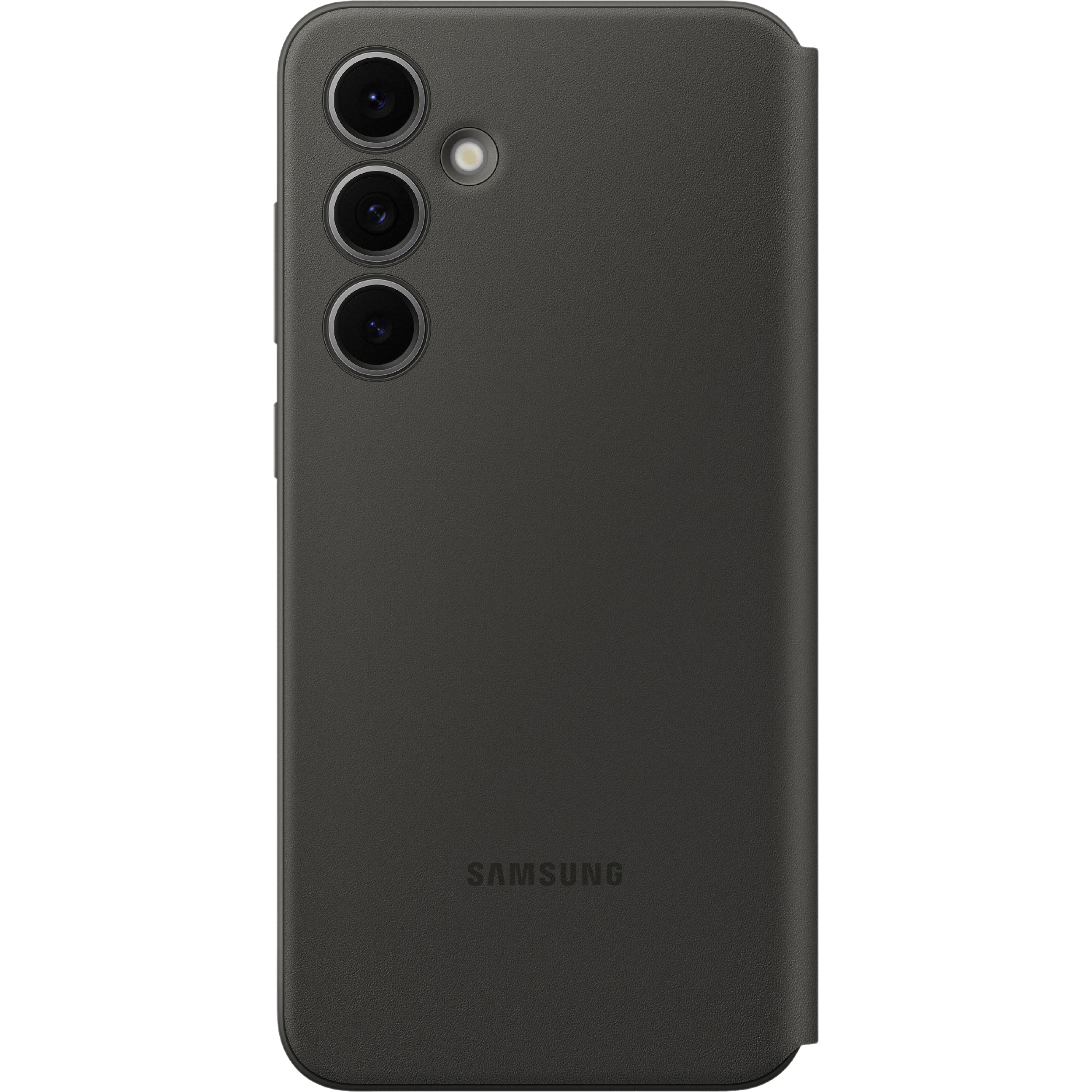 Samsung Galaxy S24 FE Smart View Wallet Hoesje Zwart - Achterkant