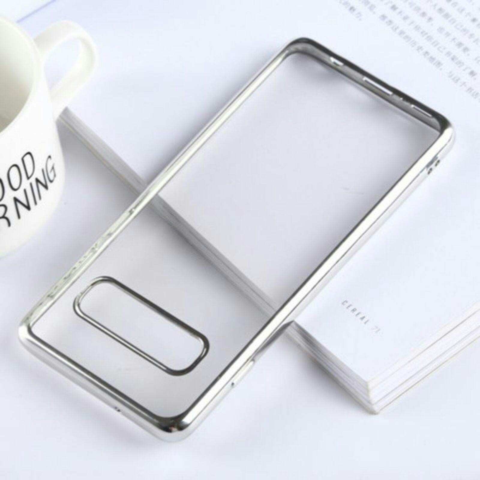 Comfycase Samsung Galaxy S10 Electra Hoesje Zilver