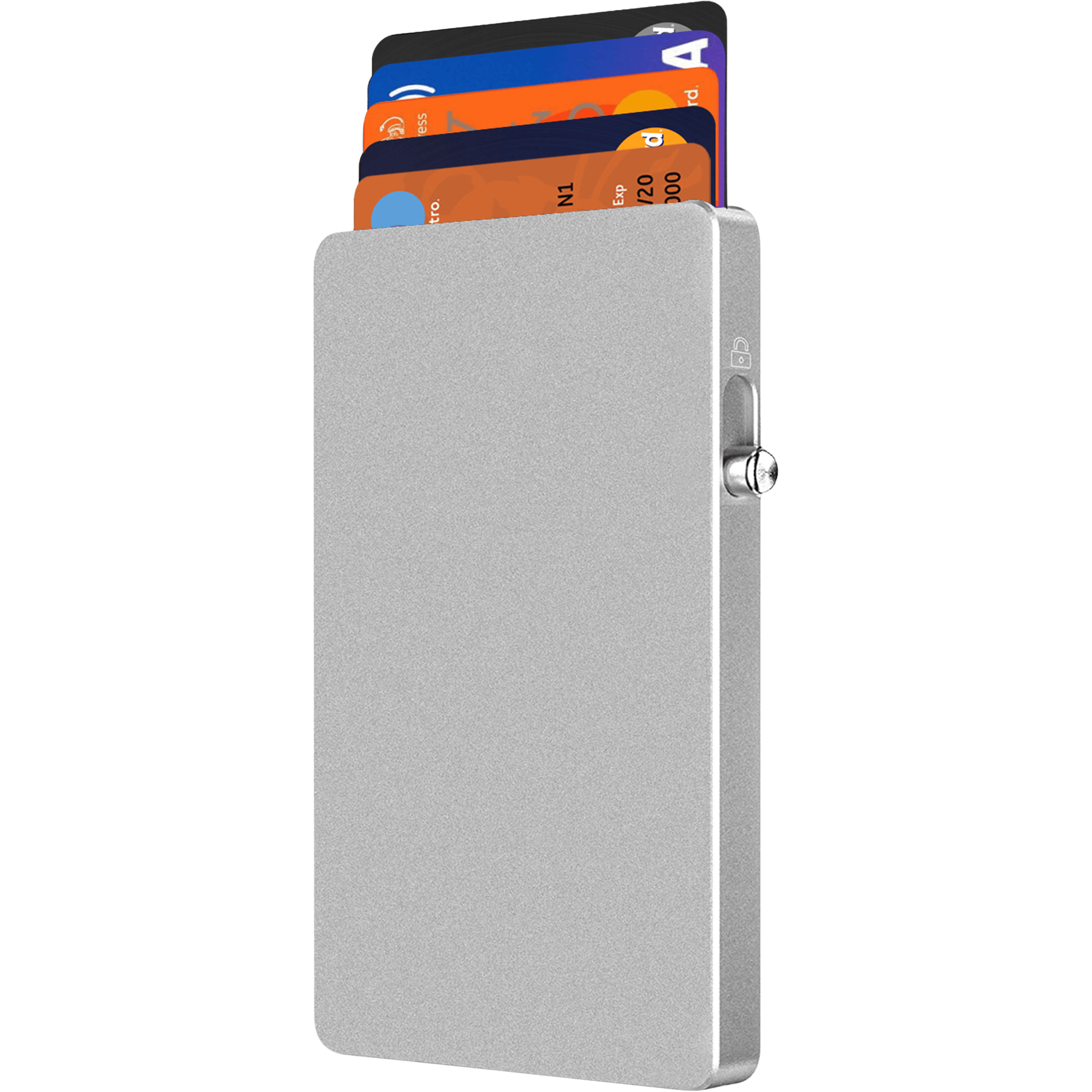 Musthavz MagSlider Luxe Magnetische Kaarthouder Zilver