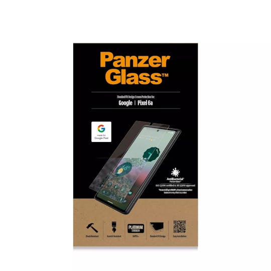 PanzerGlass Pixel 6a Screenprotector Transparant - Achterkant
