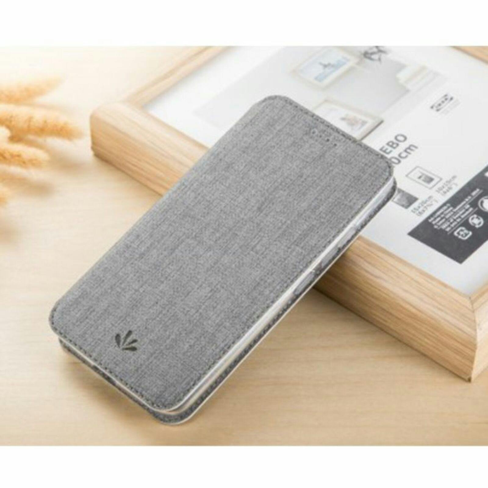 Vili Huawei P Smart 2019 DMX Flip Cover Hoesje Grijs