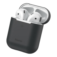 Baseus HiSafety 0.8mm AirPods 1/2 Hoesje Zwart
