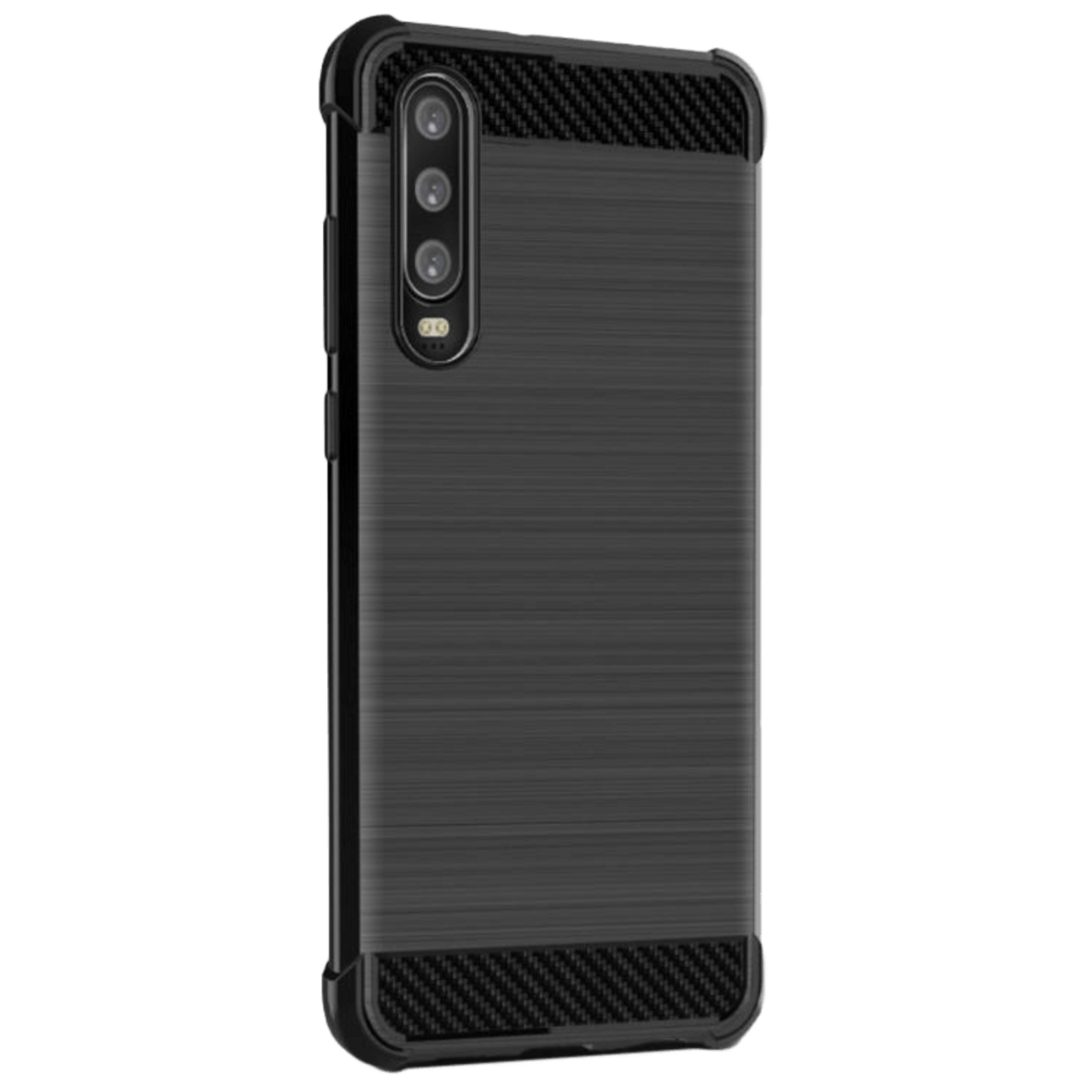 Imak Huawei P30 Vega carbon air bag drop proof hoesje Zwart
