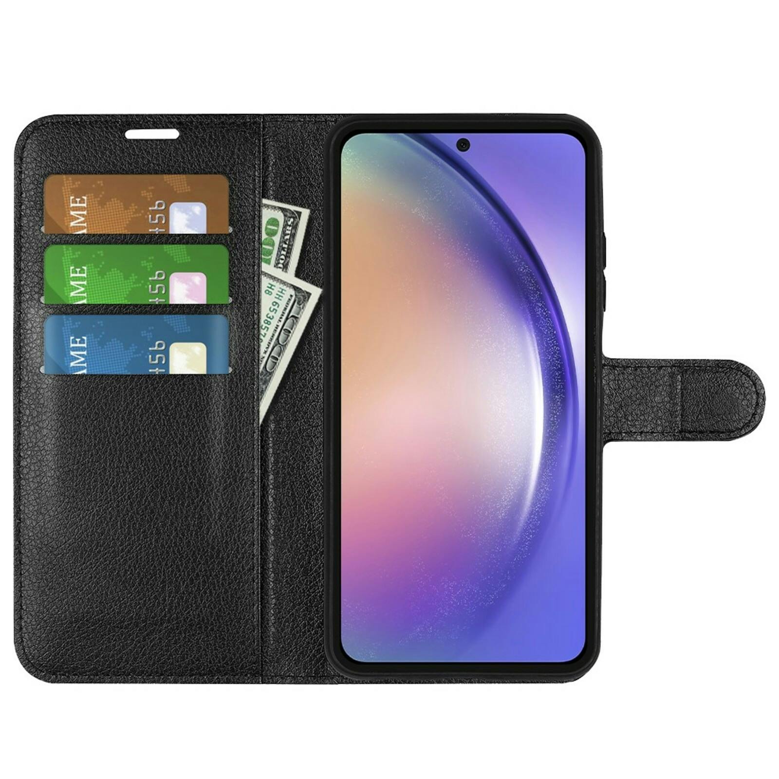 Mocaa Samsung A55 Slim-Fit Book Case Zwart