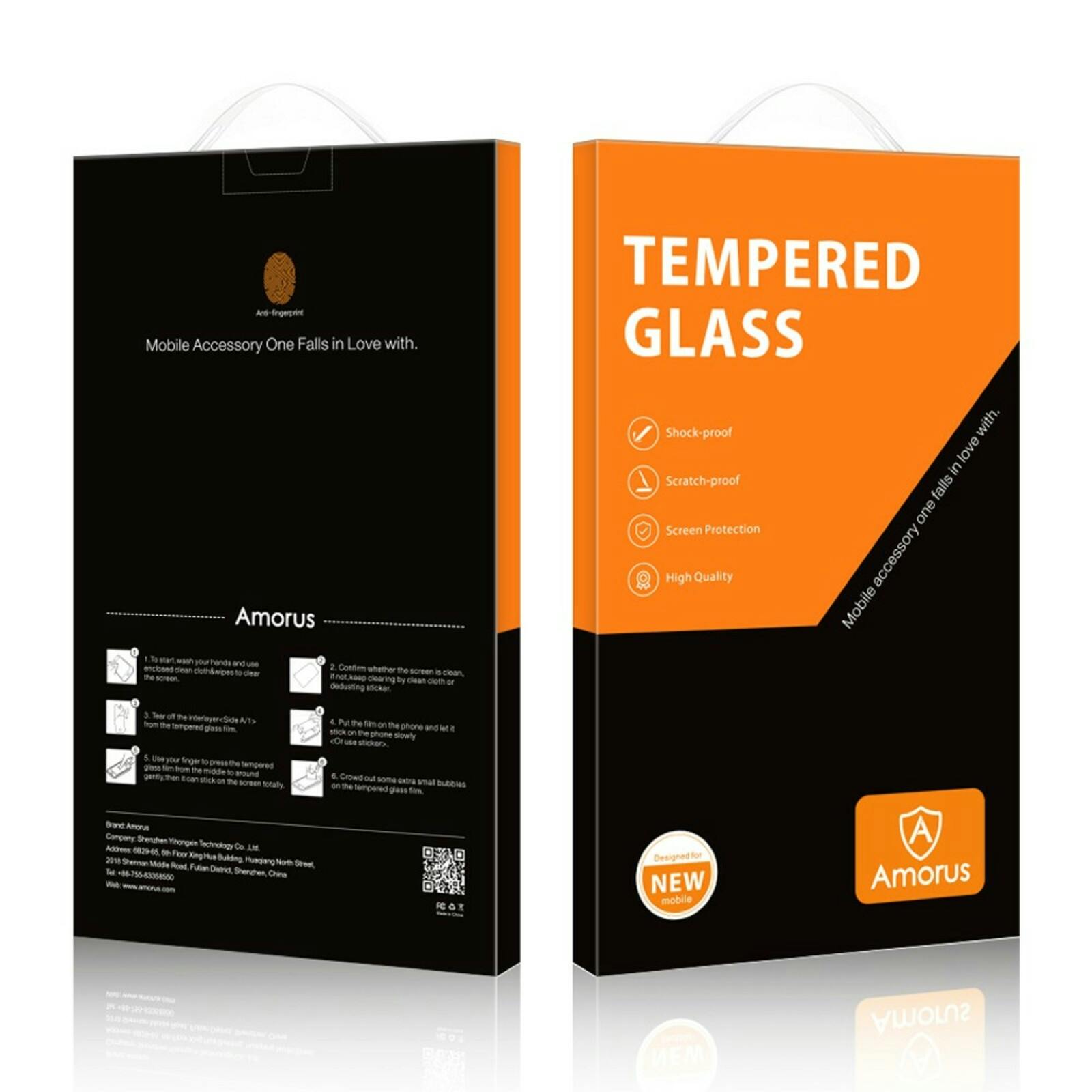 Amorus iPhone 16 Pro Max Screenprotector Gehard Glas Duo Pack